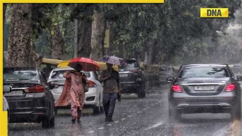 Ncr Weather Update Rain Thundershowers In Delhi Adjacent Cities Over