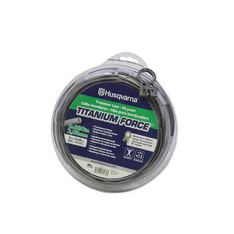 Husqvarna Titanium Force 0.080-in x 400-ft Spooled Trimmer Line in the ...