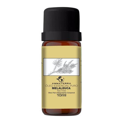 Óleo Essencial Puro De Melaleuca 10ml Tea Tree Amma Terra