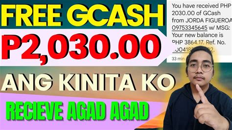 FREE GCASH MONEY KUMITA AKO NG2 000 ISANG ARAW LANG ANG BILIS NEW