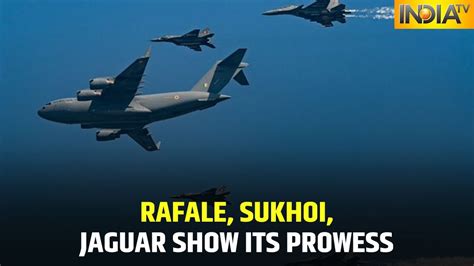 Indian Air Force Day Iaf Showcases It Prowess Rafale Sukhoi