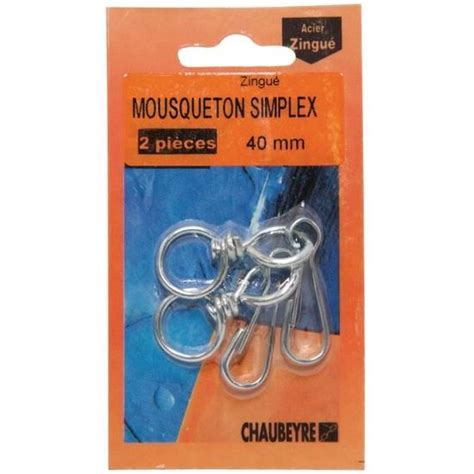 Mousqueton Simplex Touret Mm Cdiscount Bricolage