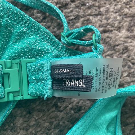 Triangl Maia Sparkle Bikini Set XS Top M Depop