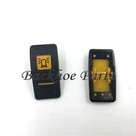 Pcs Actuator Beacon Switch Decal For Jcb Backhoe Loader Jcb