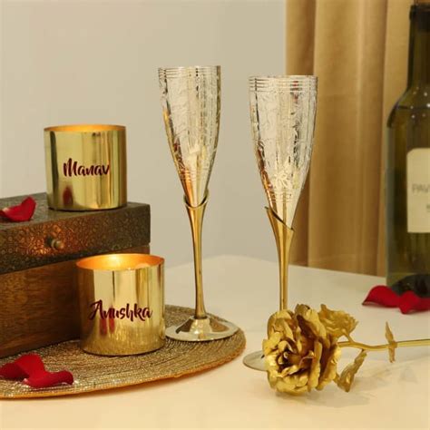 Buy/Send Gold Touch Personalized Diwali Gift Set Online | IGP | JVS1188150