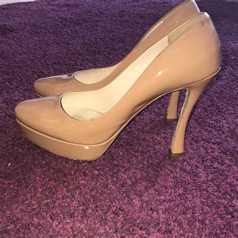 Miu Miu Shoes Miu Miu Nude Patent Leather Platform Pumps Poshmark