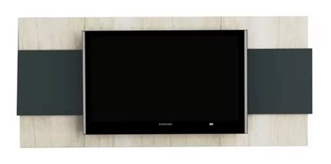 Mueble Panel Para Tv Smart Flotante Led C Soporte Tv H Color