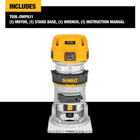 Dewalt Dwp In Hp Variable Speed Fixed Corded Router