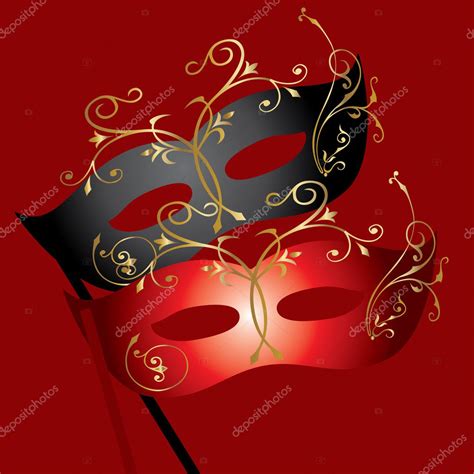 Theatrical Masks Stock Vector Print2d 1332793