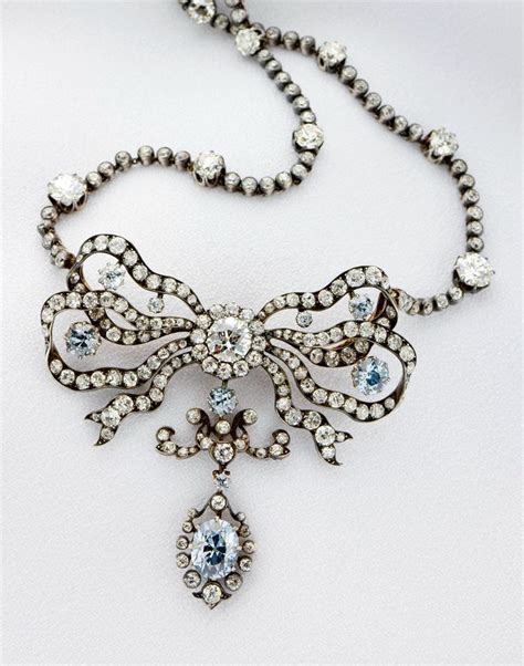 The Cullinan Blue Diamond Necklace, Circa 1910. | Edwardian jewelry, Beautiful jewelry, Colored ...