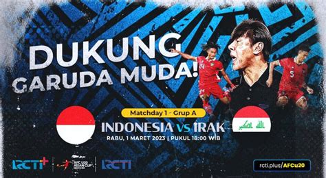 Link Live Streaming Piala Asia U 20 Dukung Timnas Indonesia U 20 Vs