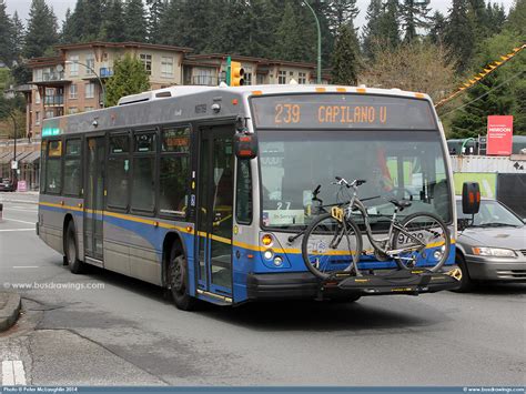 Busdrawings Vancouver Novabus Low Floor Lfs