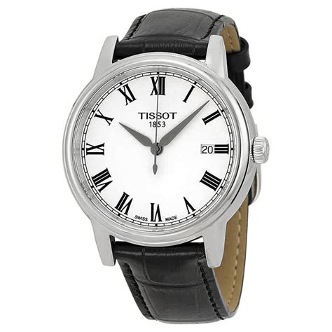 Tissot Mens T0854101601300 Carson Analog Display Swiss Quartz Black Watch