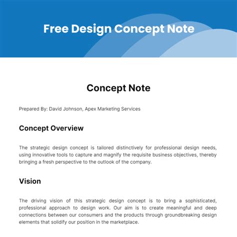 FREE Concept Note Templates & Examples - Edit Online & Download | Template.net