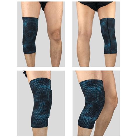 Baudung Knee Padded Compression Leg Sleeve Thigh Guard Sports