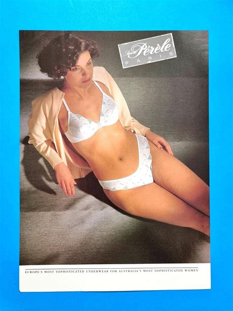 Lingerie Magazine Print Ad Vintage Underwear Bra Panty Legs Clipping