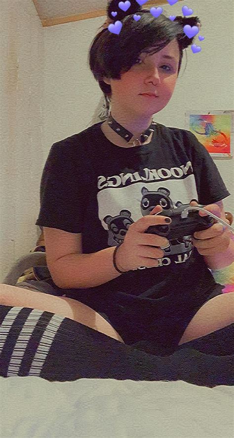 Femboy Playing Games