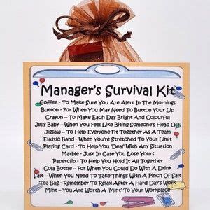 Boss Survival Kit Gift