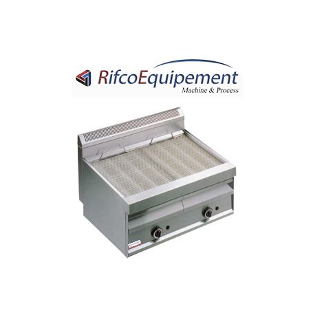 Grill Vapeur Gaz Avec Grille De Cuisson En O Top Rifco Equipement