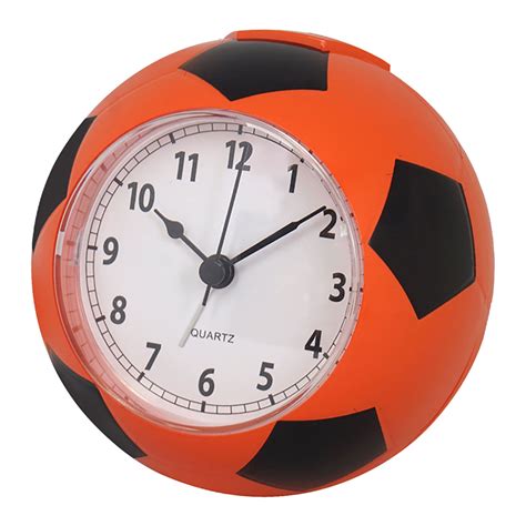 Soccer Ball Alarm Clock Silent Table Clock 3d Football Shaped Bedside