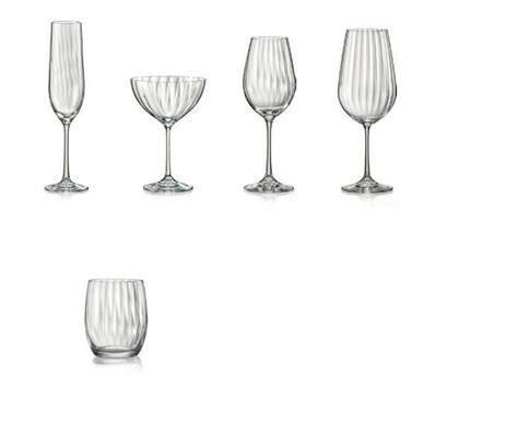 Coco Waterfall Glassware Wren Ark Luxury Tableware Rentals