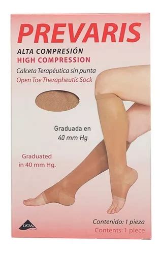 4 Pares Tobimedia Alta Compresion 40mmhg Prevaris Meses sin interés