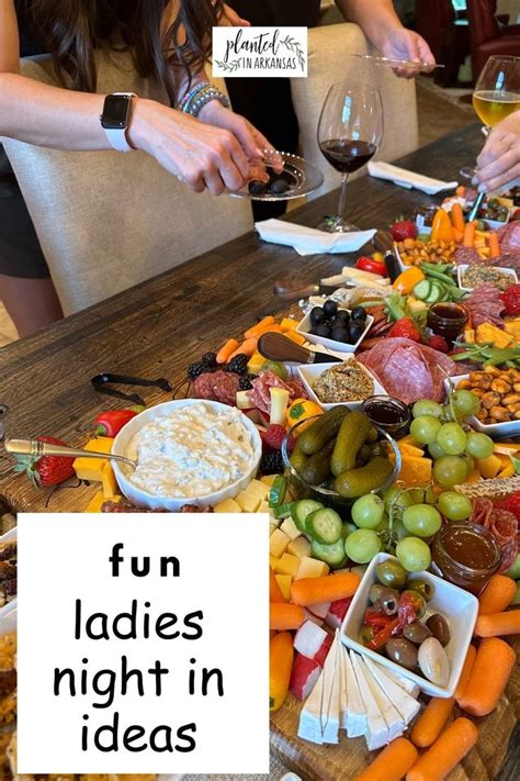 31 Fun Ladies Night In Ideas to Plan All Year | Night food, Girls night ...