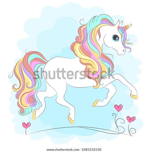 Resultado De Imagen Para Dibujo Unicornio Y Arcoiris Infantil