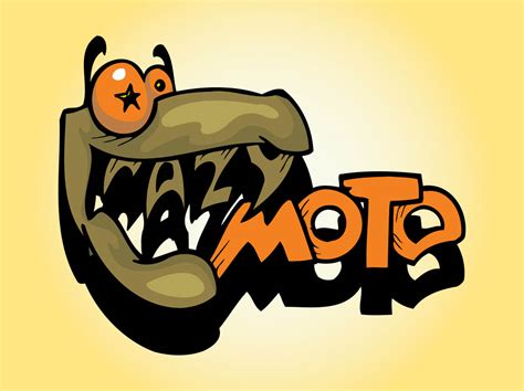 Crazy Moto Logo Vector Art & Graphics | freevector.com