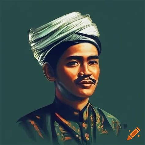 Portrait Of An Indonesian Man In Traditional Attire On Craiyon