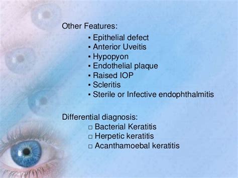 Fungal & viral keratitis