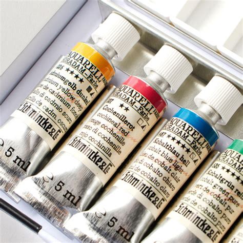 Schmincke Horadam Aquarell Watercolour Metal Tin 5ml Tube Assorted