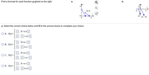 Solved B Find A Formula For Each Function Graphed On The Chegg