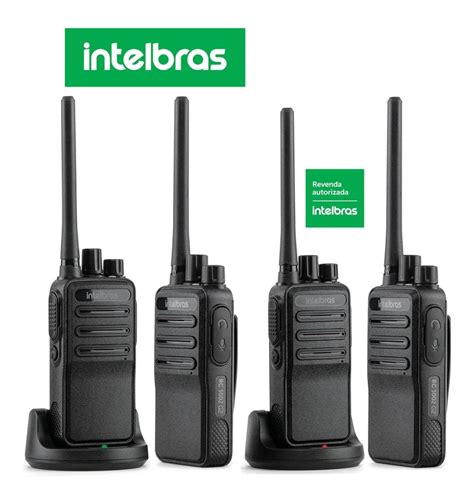 4 Rádio Comunicador Intelbras Uhf Rc 3002 Longo Alcance 20km Frete grátis