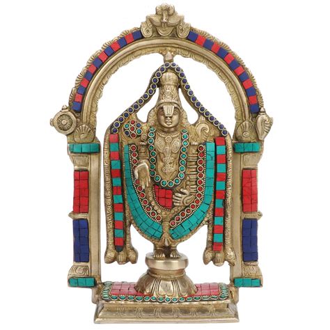 Artvarko Tirupati Balaji Venkateshwara Idol Tirupati Balaji Brass