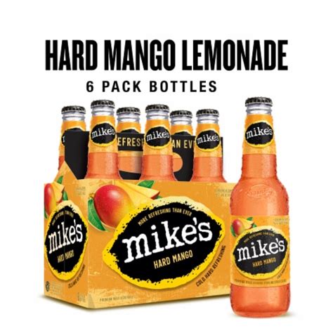 Mike's Hard Mango Lemonade, 6 bottles / 11.2 fl oz - Kroger