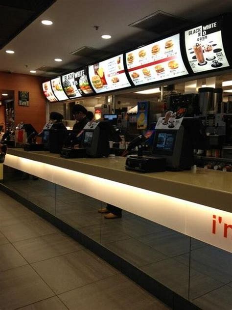 Menu at McDonald's restaurant, Hong Kong, 1F