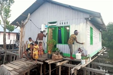 Foto 700 Rumah Di Papua Barat Daya Dibedah Sekian Besaran Bantuannya