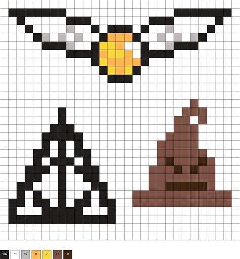 Harry Potter Perler Beads 50 Patterns Harry Potter Perler Beads