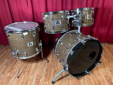 1970s Rogers Big R Drum Set New Mahogany 22131418 Reverb