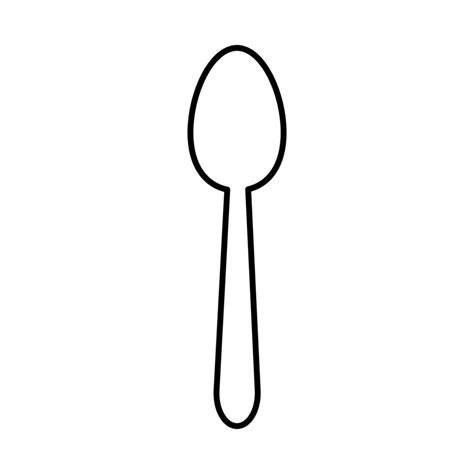 Spoon Outline Vector Art, Icons, and Graphics for Free Download