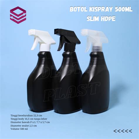 Jual Botol Spray 500ml Hitam HDPE Botol KISPRAY HDPE 500ml Shopee