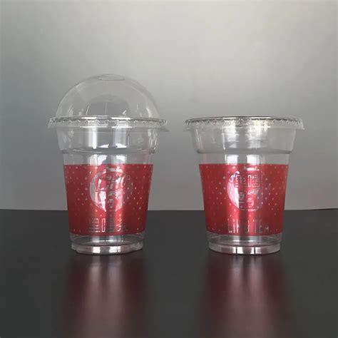 Customization 8 Ounces Oz Pla Cup Biodegradable Smoothie Cups Pla