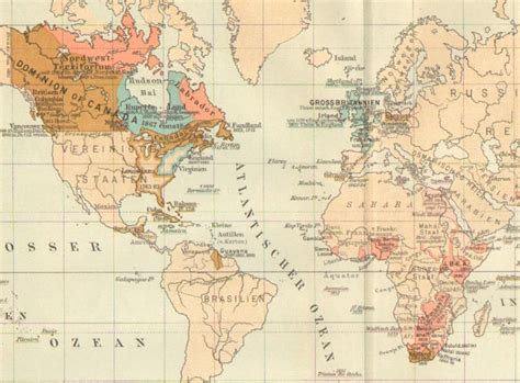 1895 BRITISH COLONIES Antique Map Overseas Territories | Etsy