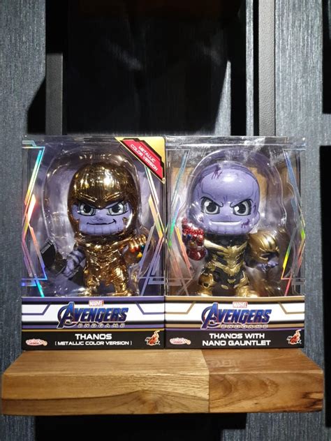 Hot Toys Avengers Endgame Thanos With Nano Gauntlet And Thanos Metalloc Color Version Cosbaby