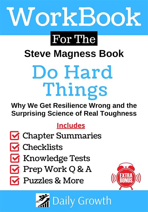 Workbook For The Steve Magness Book Do Hard Things Why We Get