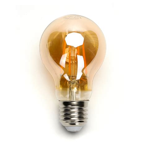 LED Filament Amber Lamp 4W A60 E27 2200K Kopen LedLoket