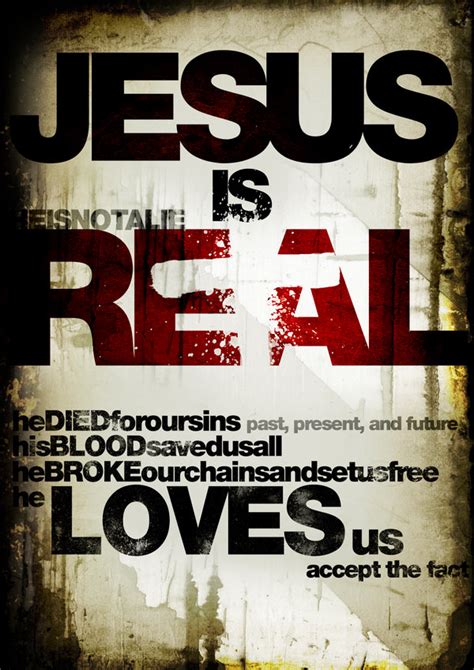 Jesus is Real | A Dose Of Orange Ink