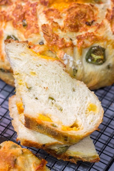 Jalapeno Cheddar Bread Spicedblog