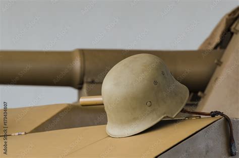 SOLDIERS HELMET - Old German military helmet of the Second World War ...